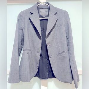 EUC Bitten Sarah Jessica Parker gray blazer size XS